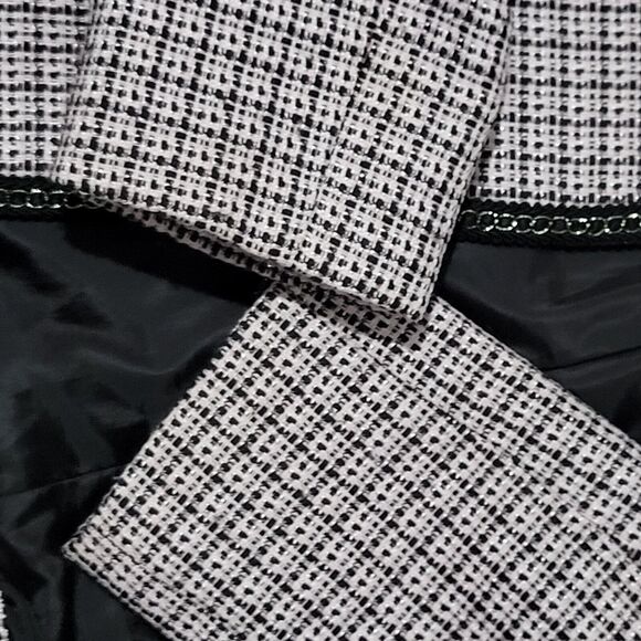 Tahari Womens Tweed Open Front Sz 6 Pink - Picture 9 of 10